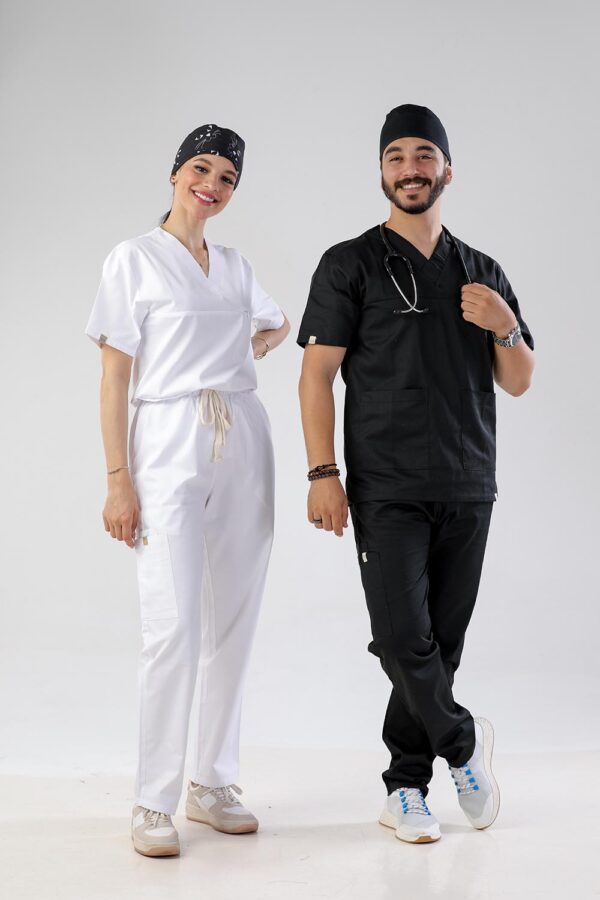 Calot double face avec des motifs