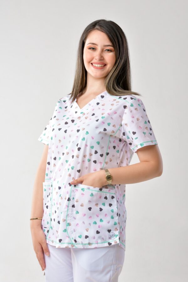 Pyjama Imprimé cœur