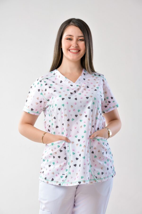 Pyjama Imprimé cœur – Image 2