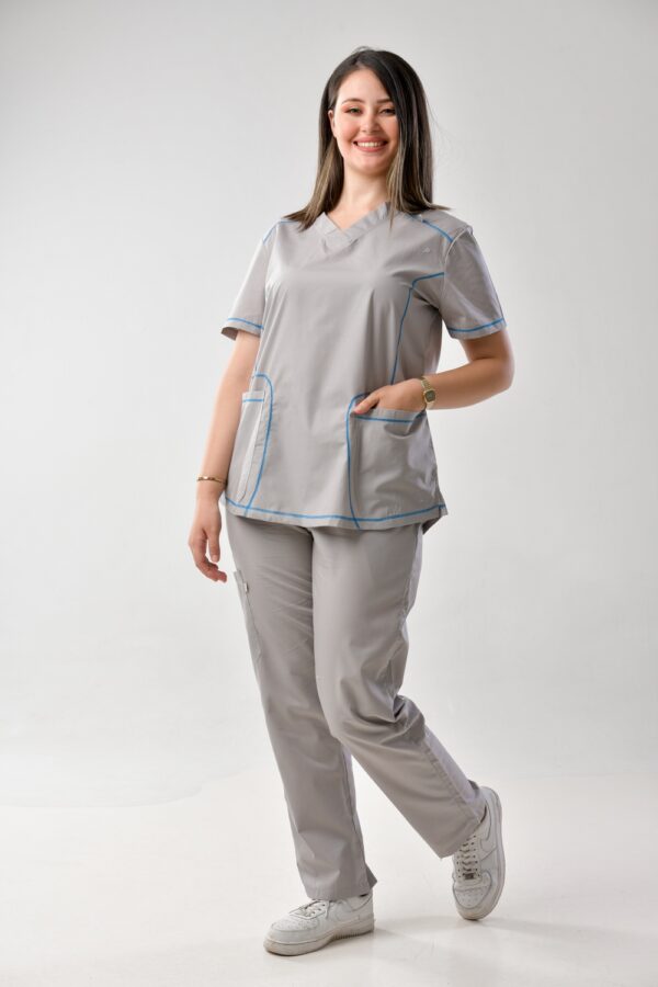 Pyjama Gris Clair – Image 2