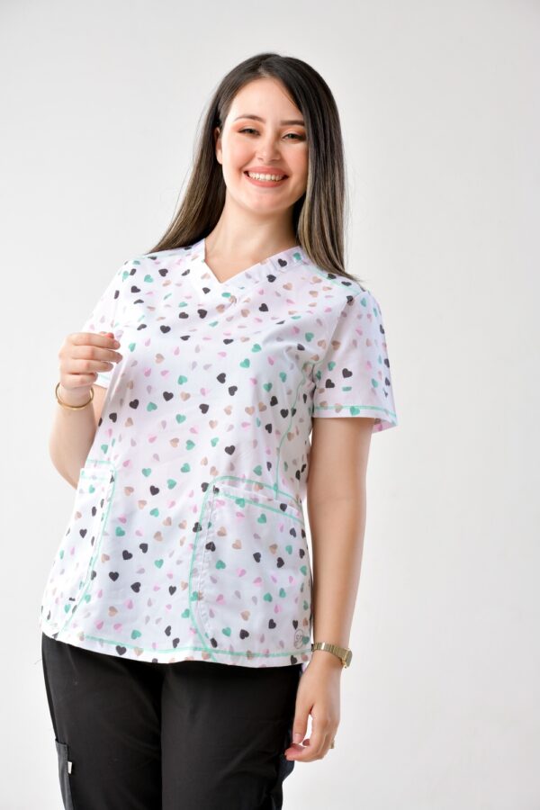 Pyjama Imprimé Cœur