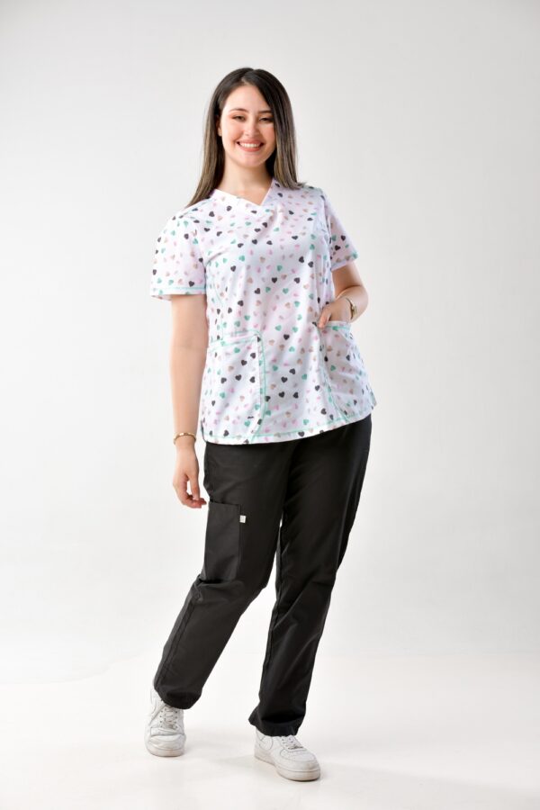 Pyjama Imprimé Cœur – Image 2