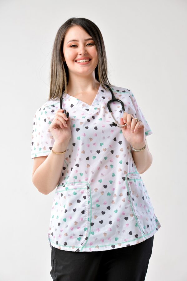 Pyjama Imprimé Cœur – Image 3