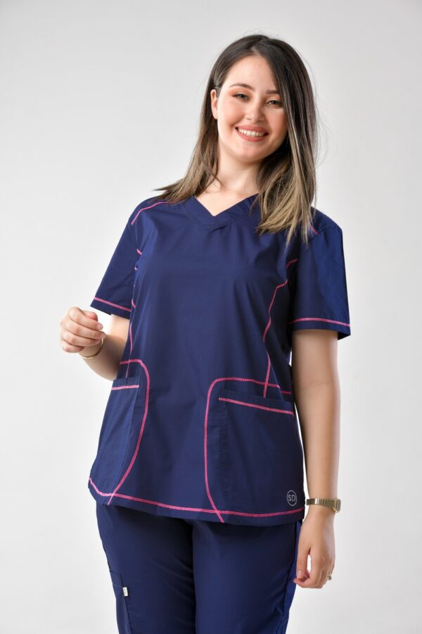 Pyjama Bleu Marine – Image 2