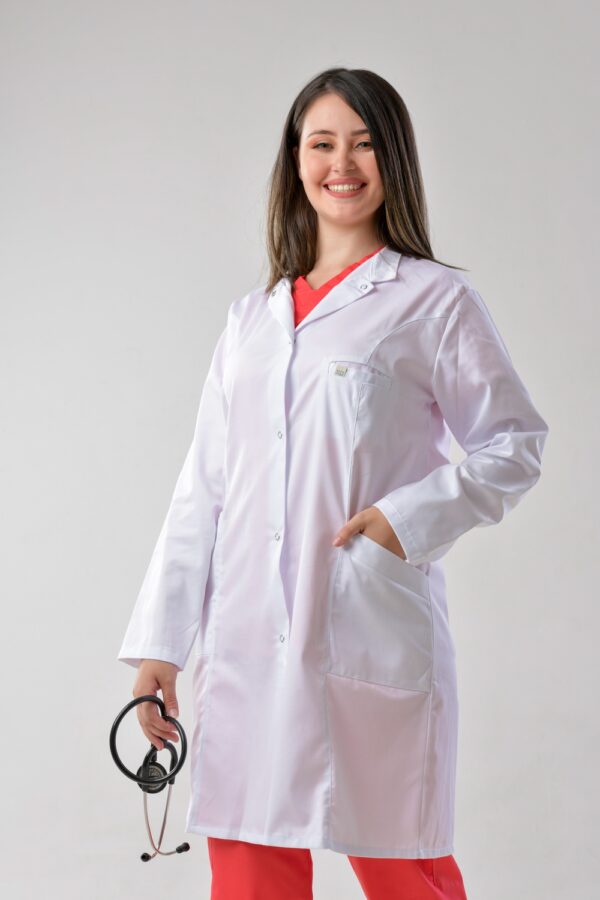 Blouse anti tache femme maches longues