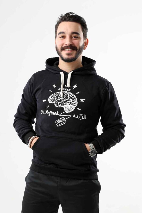 hoodies noir stress